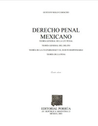 Image of DERECHO PENAL MEXICANO