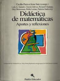 Image of Didactica de matematicas : aportes y reflexiones