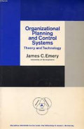 Organizational planning and control systems : theory and technology