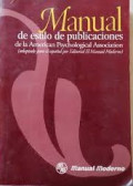 Manual de estilo de publicaciones de la American Psychological Association