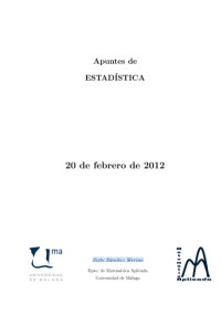 Image of Apuntes de estadística