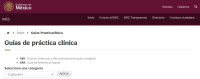 Image of Guías de práctica clinica