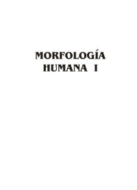Image of Morfología humana I