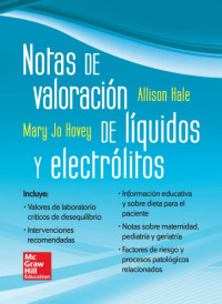 Image of Notas de valoración de líquidos y electrólitos