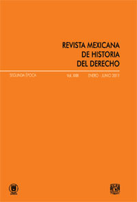 Image of Revista mexicana de historia del derecho