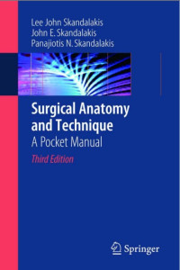 Image of Surgical anatomy and technique : a pocket manual