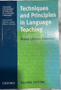 Image of Techniques and principles in language teaching