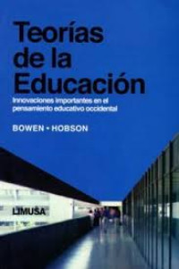 Image of Teorías de la educación : innovaciones importantes en el pensamiento educativo occidental