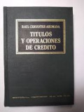 Títulos y operaciones de crédito