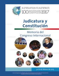 Image of Judicatura y Constitución : memoria del Congreso Internacional