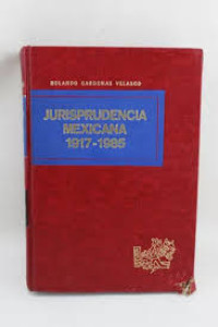 Image of Jurisprudencia mexicana, 1917-1971 : pleno