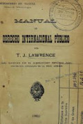 Manual de derecho internacional público