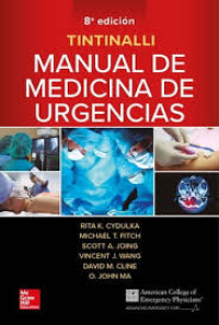 Image of Tintinalli manual de medicina de urgencias