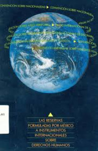 Image of Reservas formuladas por Mexico a instrumentos internacionales sobre derechos humanos